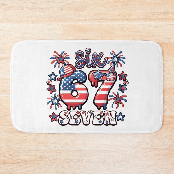 Item preview, funny football 67 meme drip flag ice cream art designed and sold by ArtDesignTp.