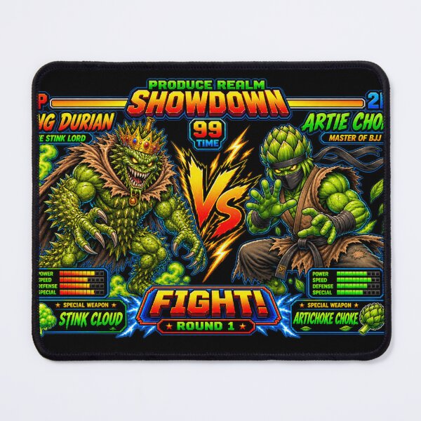 Item preview, Produce Realm Showdown - Durian VS Choke designed and sold by Fort Chiswell Trading Company.