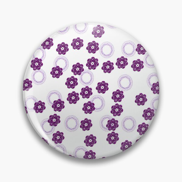 Item preview, Purple Flowers And Threads designed and sold by design2xstudio.