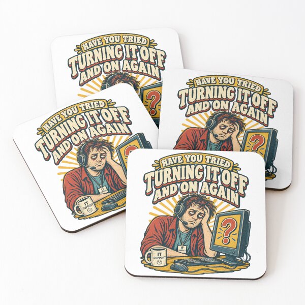 Item preview, ¿Has probado a apagarlo y volverlo a encender? designed and sold by ImaginariaEstudioShop.