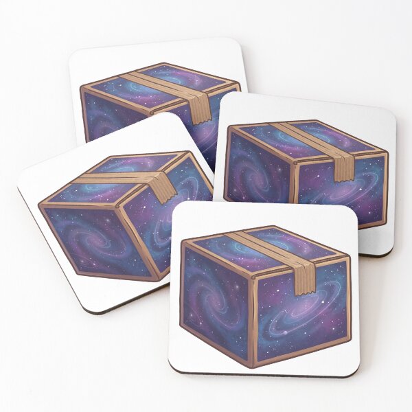 Item preview, Galaxy Box - Universe in a Cardboard Package Space Art designed and sold by yodaddydesigns.