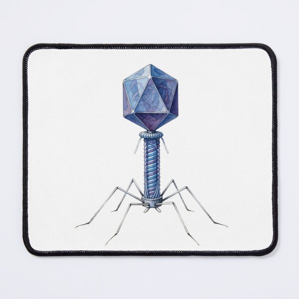 Item preview, Blue Bacteriophage designed and sold by Chaoscience.