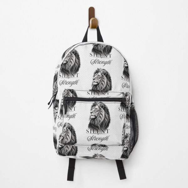 Item preview, Black and White Majestic Lion Profile Design designed and sold by Bennie Singh.
