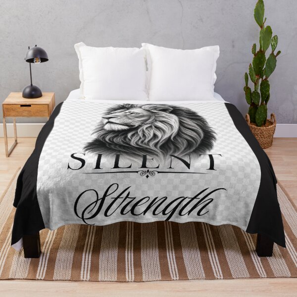 Item preview, Black and White Majestic Lion Profile Design designed and sold by Bennie Singh.