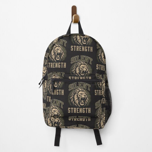 Item preview, Silent Strength Athletic Lion Varsity Design designed and sold by Bennie Singh.