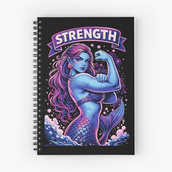 Item preview, Strong Mermaid in Purple: Strength Mermaid designed and sold by Pineapple-Tree.