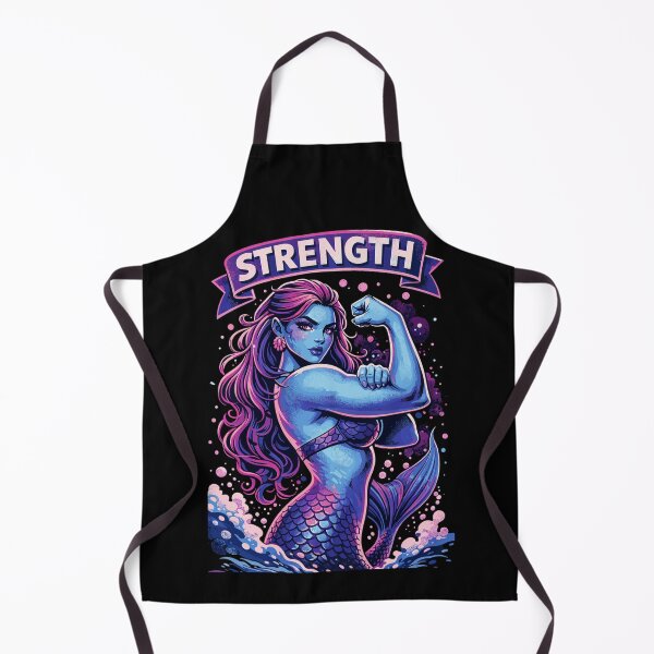 Item preview, Strong Mermaid in Purple: Strength Mermaid designed and sold by Pineapple-Tree.