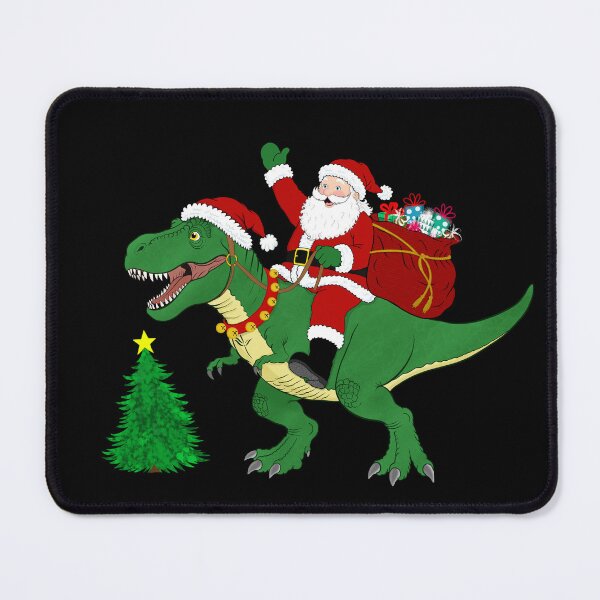Item preview, Santa Riding T-Rex Christmas designed and sold by daphsam.
