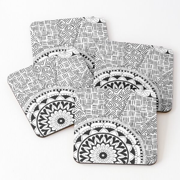 Item preview, Zentangle mandala designed and sold by Mohes-art.