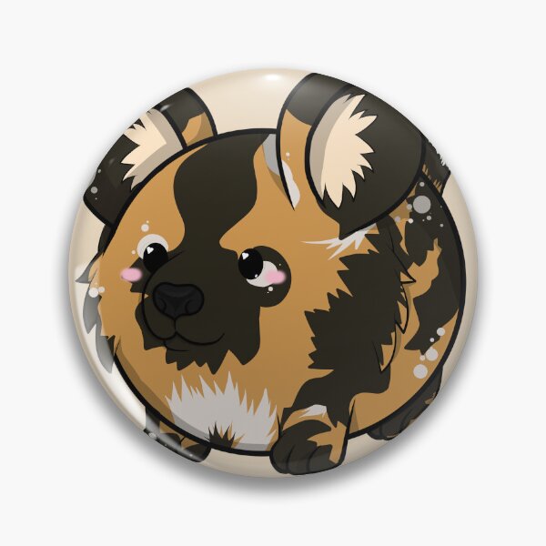 Item preview, The Roundery Series - Endangered Species - African Painted Dog designed and sold by SwampScribbles.