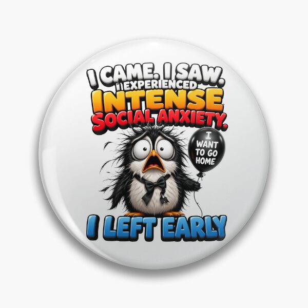 Item preview, I Came I Saw Experienced Intense Social Anxiety I Left Early Penguin designed and sold by Sovereign Supply Co..
