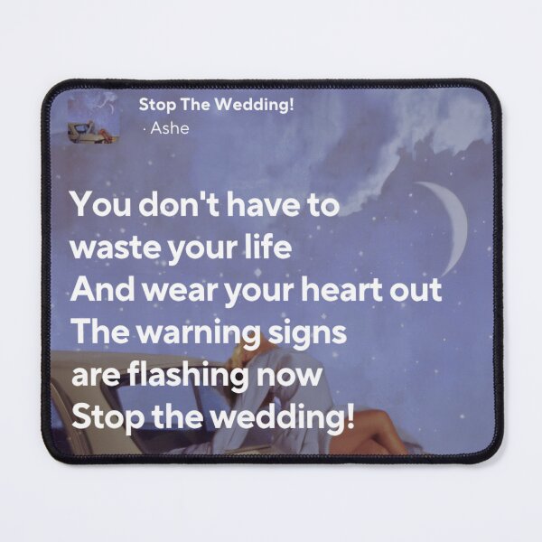 Item preview, Stop the wedding - Ashe designed and sold by Milkshake33.