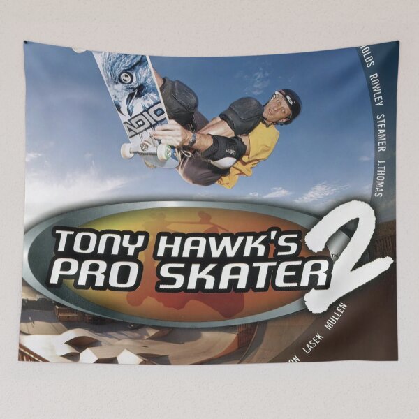 Item preview, Tony Hawk Pro Skater 2 Original Playstation Custom Vintage Movie Poster Wall Art designed and sold by Cool Robot Bro..