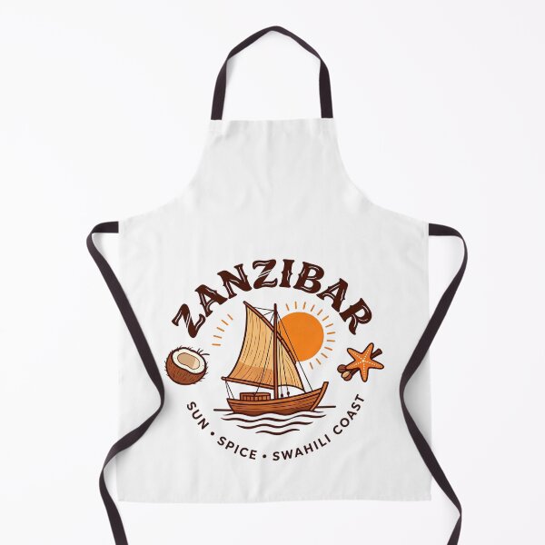Item preview, Zanzibar Dhow Sunset – Sun, Spice & Swahili Coast Badge designed and sold by VladisWorld.