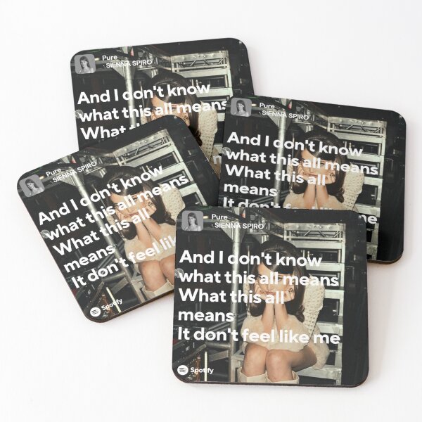 Item preview, Pure lyrics - Sienna Spiro designed and sold by Milkshake33.