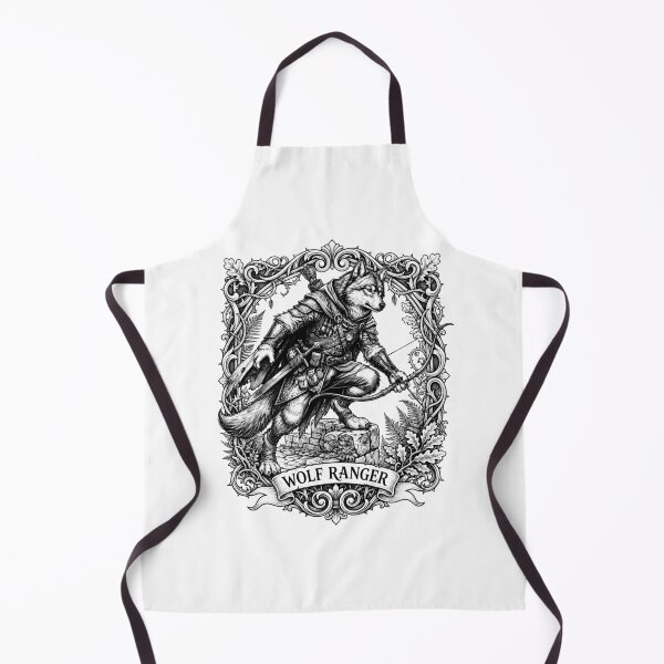 Item preview, Wolf Ranger Archer Dotwork Tattoo Art T-Shirt designed and sold by NikmaArt.