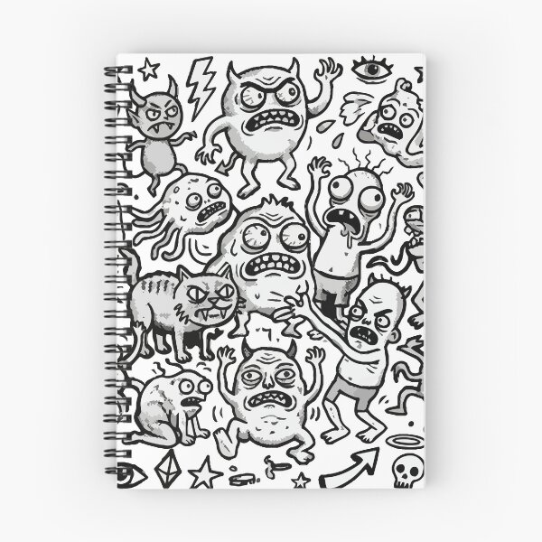 Item preview, Evil Little Guys – Weird Doodle Monster designed and sold by Maria Garcia´s.