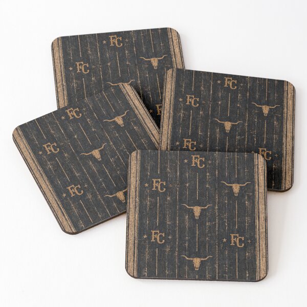 Item preview, Distressed FC Longhorn Western Ranch Pattern designed and sold by Fort Chiswell Trading Company.