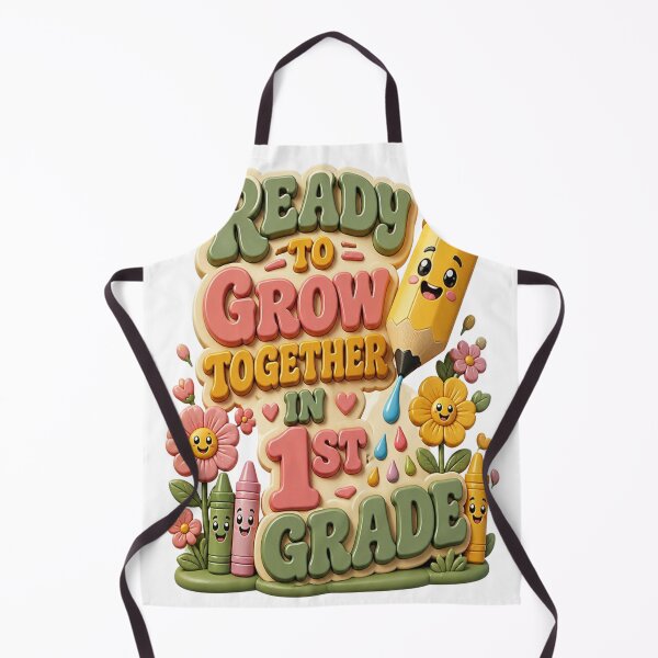 Item preview, Ready To Grow Together In 1st Grade Retro Teacher Back To School designed and sold by mo-carnival.
