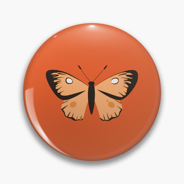 Item preview, Butterfly Bold Outline Flat Design Orange designed and sold by daila70.