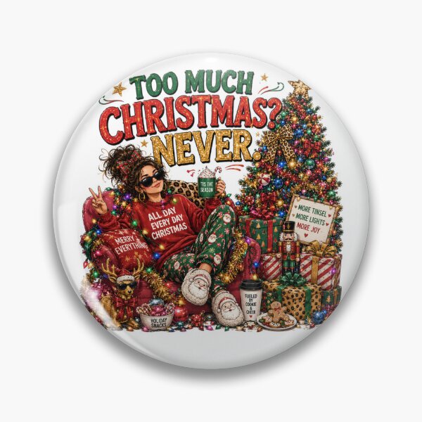 Item preview, Too Much Christmas? Never. | Maximalist Christmas designed and sold by MotylekAnia.