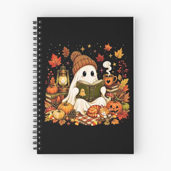 Item preview, Cute Reading Ghosts Bookshelf Book Lover Spooky Halloween designed and sold by Rahamkshop.