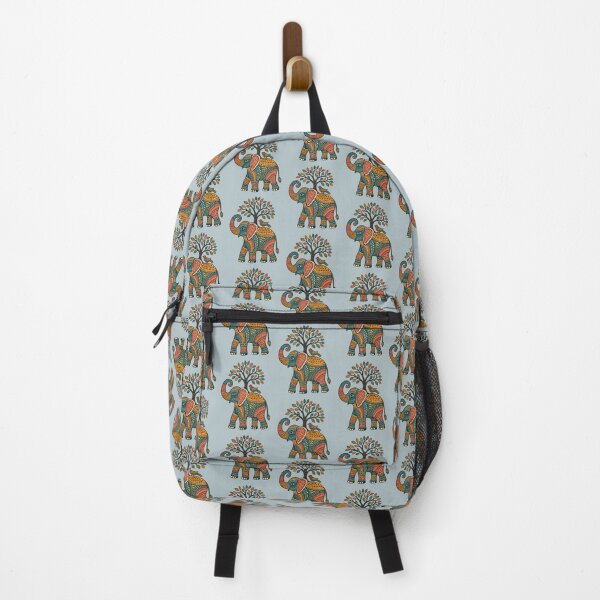 Item preview, Gond-Inspired Elephant with Tree of Life designed and sold by MAD's Recreation Studio.