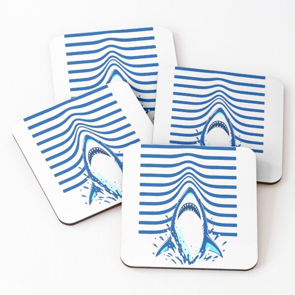 Item preview, Shark Beneath the Stripes designed and sold by B.J. ART.