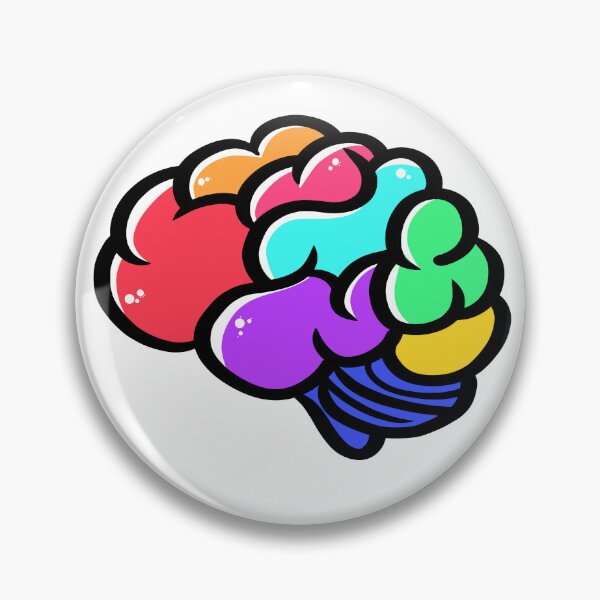 Item preview, Brainbow designed and sold by SwampScribbles.