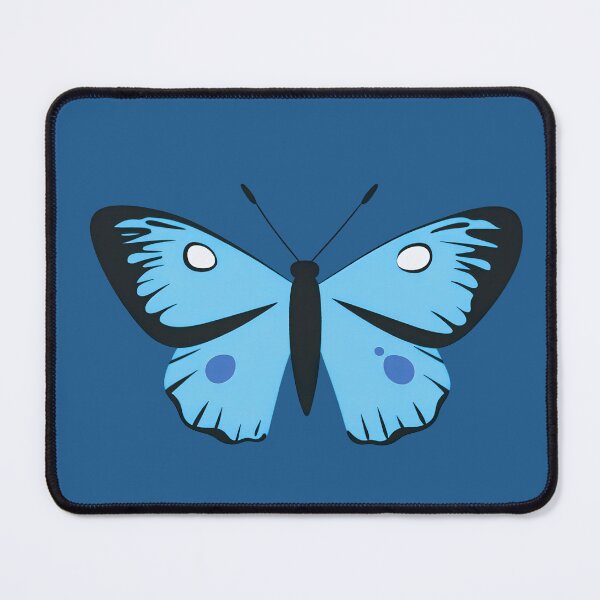 Item preview, Butterfly Bold Outline Flat Design Blue designed and sold by daila70.