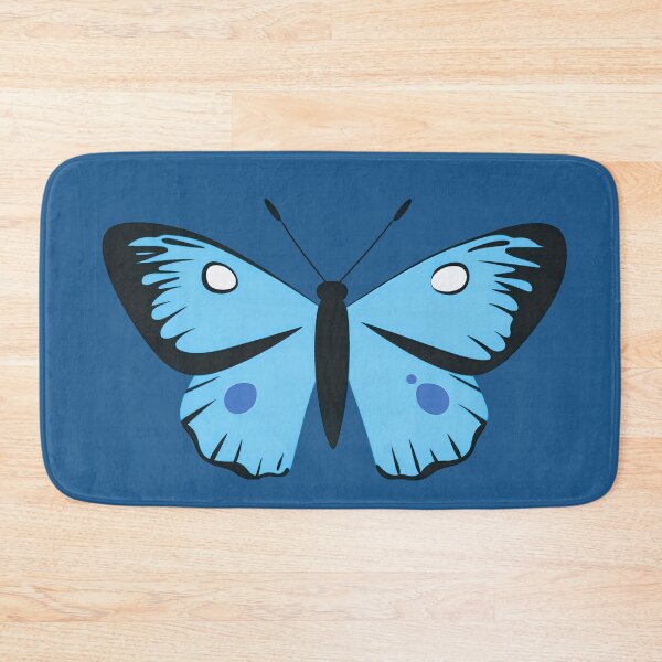 Item preview, Butterfly Bold Outline Flat Design Blue designed and sold by daila70.