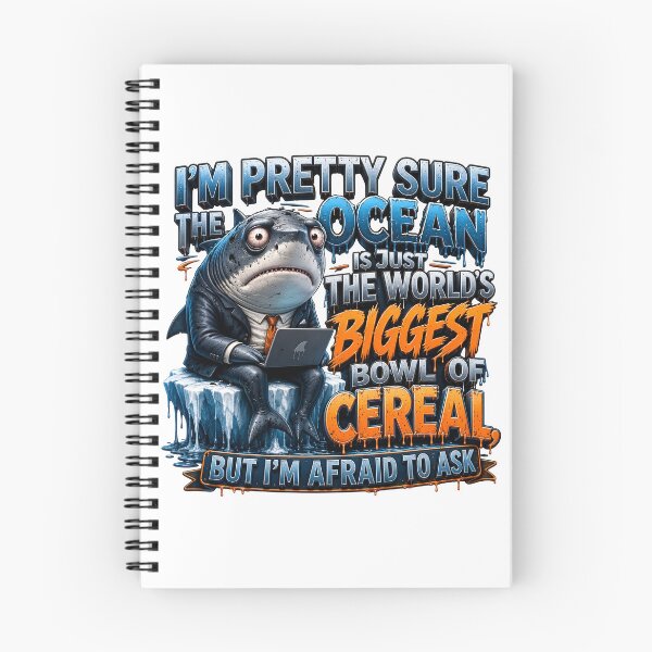 Item preview, Im Pretty Sure The Ocean Is Just The Worlds Biggest Bowl Of Cereal Shark designed and sold by Sovereign Supply Co..