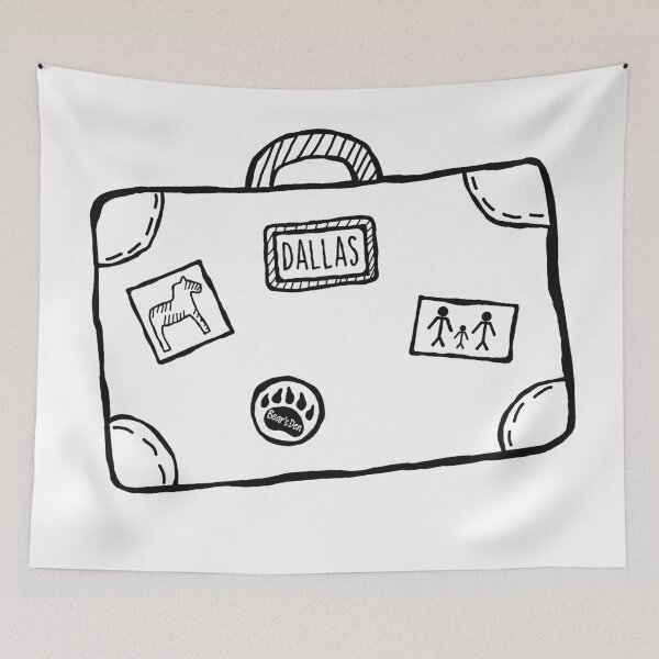Item preview, Dallas reser (svart) designed and sold by HallFlabben.