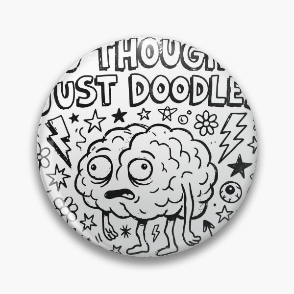 Item preview, No Thoughts Just Doodles – Funny Brain Bootleg designed and sold by Maria Garcia´s.
