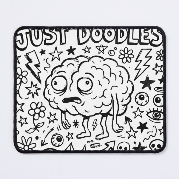 Item preview, No Thoughts Just Doodles – Funny Brain Bootleg designed and sold by Maria Garcia´s.