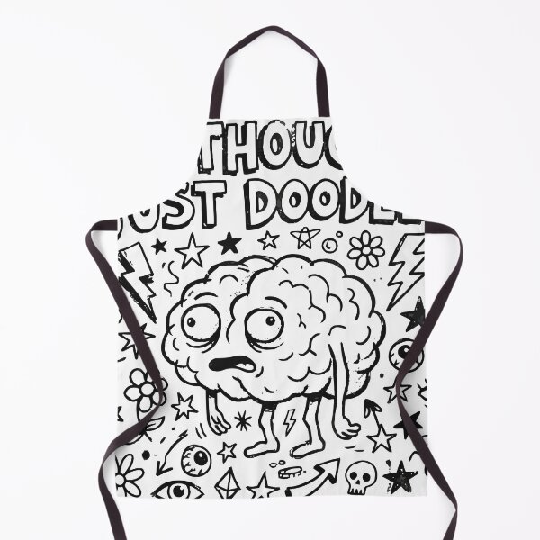 Item preview, No Thoughts Just Doodles – Funny Brain Bootleg designed and sold by Maria Garcia´s.