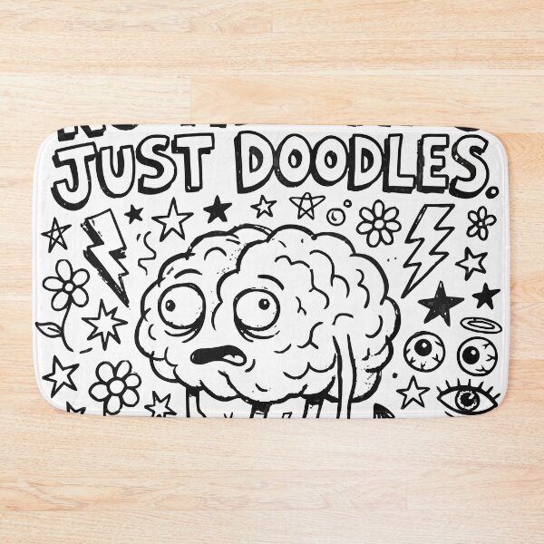 Item preview, No Thoughts Just Doodles – Funny Brain Bootleg designed and sold by Maria Garcia´s.