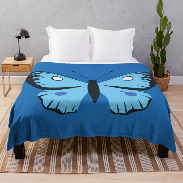 Item preview, Butterfly Bold Outline Flat Design Blue v2 designed and sold by daila70.