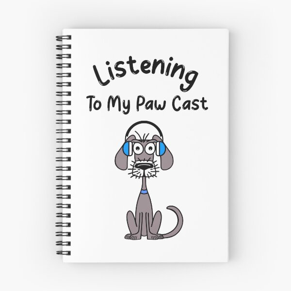 Item preview, Funny Dog Listening To My Paw Cast  designed and sold by Sartoris Art.