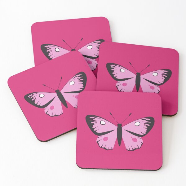 Item preview, Butterfly Bold Outline Flat Design Pink designed and sold by daila70.