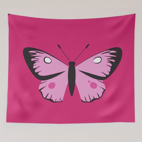 Item preview, Butterfly Bold Outline Flat Design Pink designed and sold by daila70.