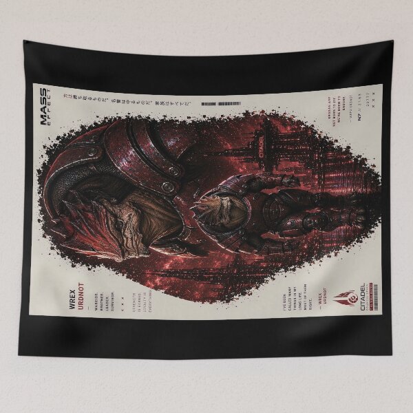Artikelvorschau, Mass Effect - Urdnot Wrex entworfen und verkauft von The Funky Sprunki.