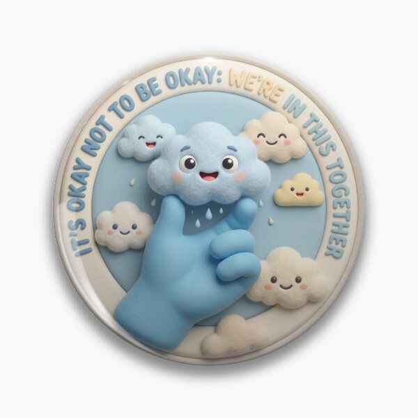 Item preview, World Mental Health Day _ It's okay not to be okay, We're in this together. designed and sold by javajossi.