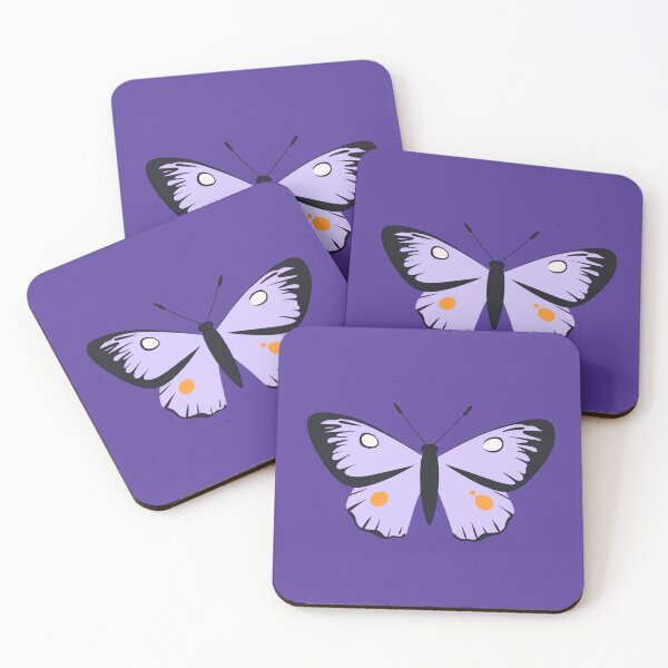 Item preview, Butterfly Bold Outline Flat Design Lilac designed and sold by daila70.