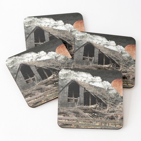 Item preview, Old Barn Under Red Moon designed and sold by Robert Ball.