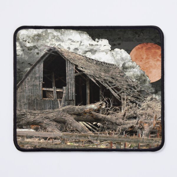 Item preview, Old Barn Under Red Moon designed and sold by Robert Ball.