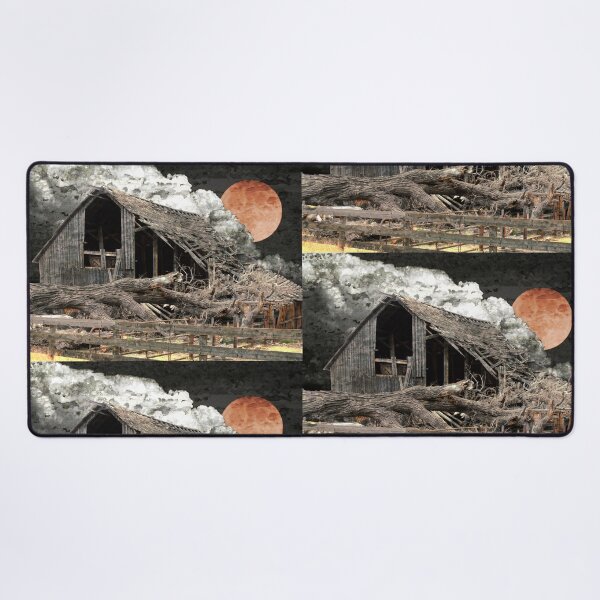 Item preview, Old Barn Under Red Moon designed and sold by Robert Ball.