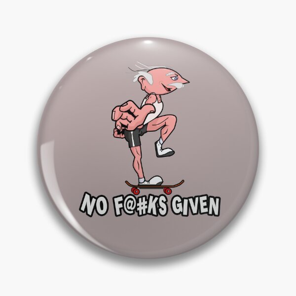 Item preview, No F's Given Old Guy Skateboarding Funny Look Old Guys Rule Design designed and sold by barefootmk.