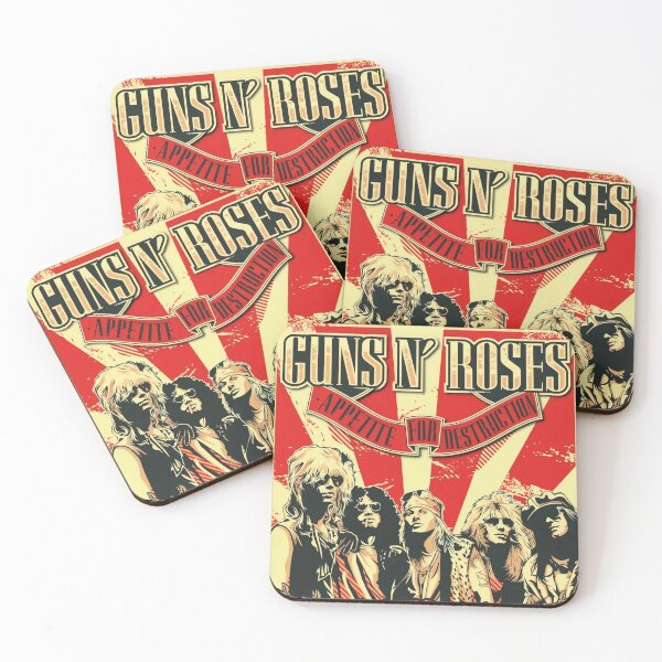 Item preview, Guns N Roses Appetite For Destruction Original Custom Vintage Music Unique Poster Wall Art designed and sold by Cool Robot Bro..