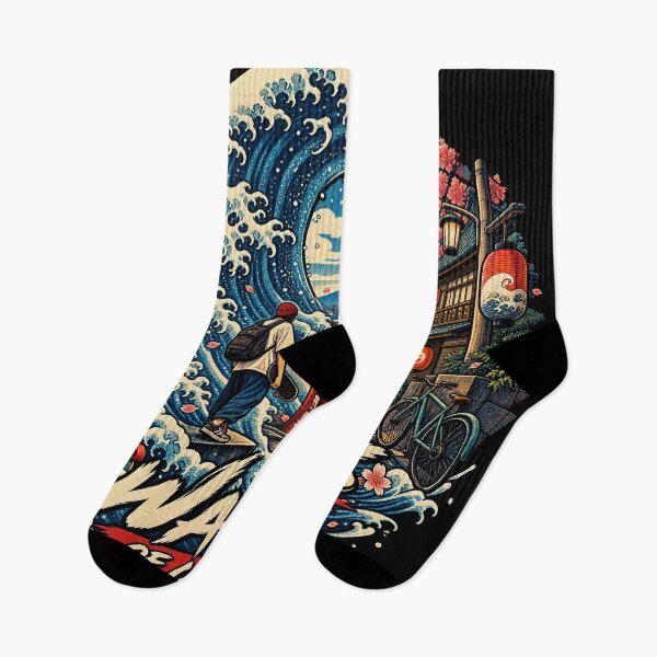 Item preview, Culture Japanese Ukiyo E Wave Tokyo Japan designed and sold by Uglyandcute.